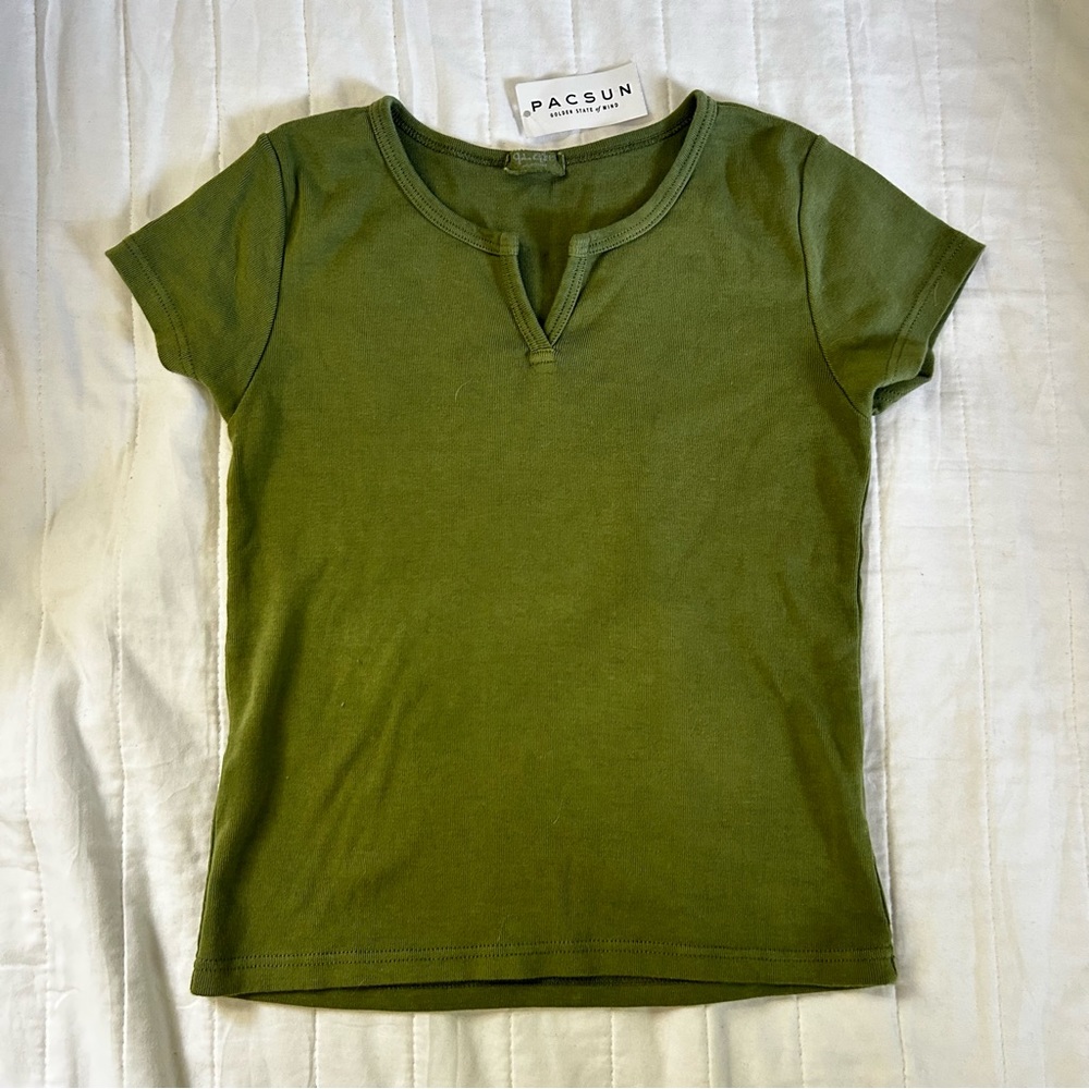 J. Galt Green shirt